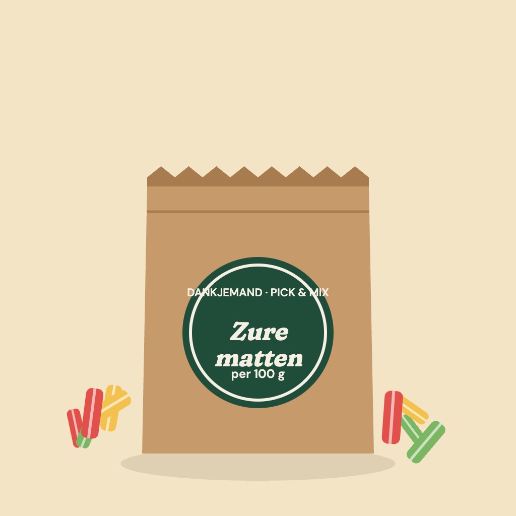 Zure matten (100 g)