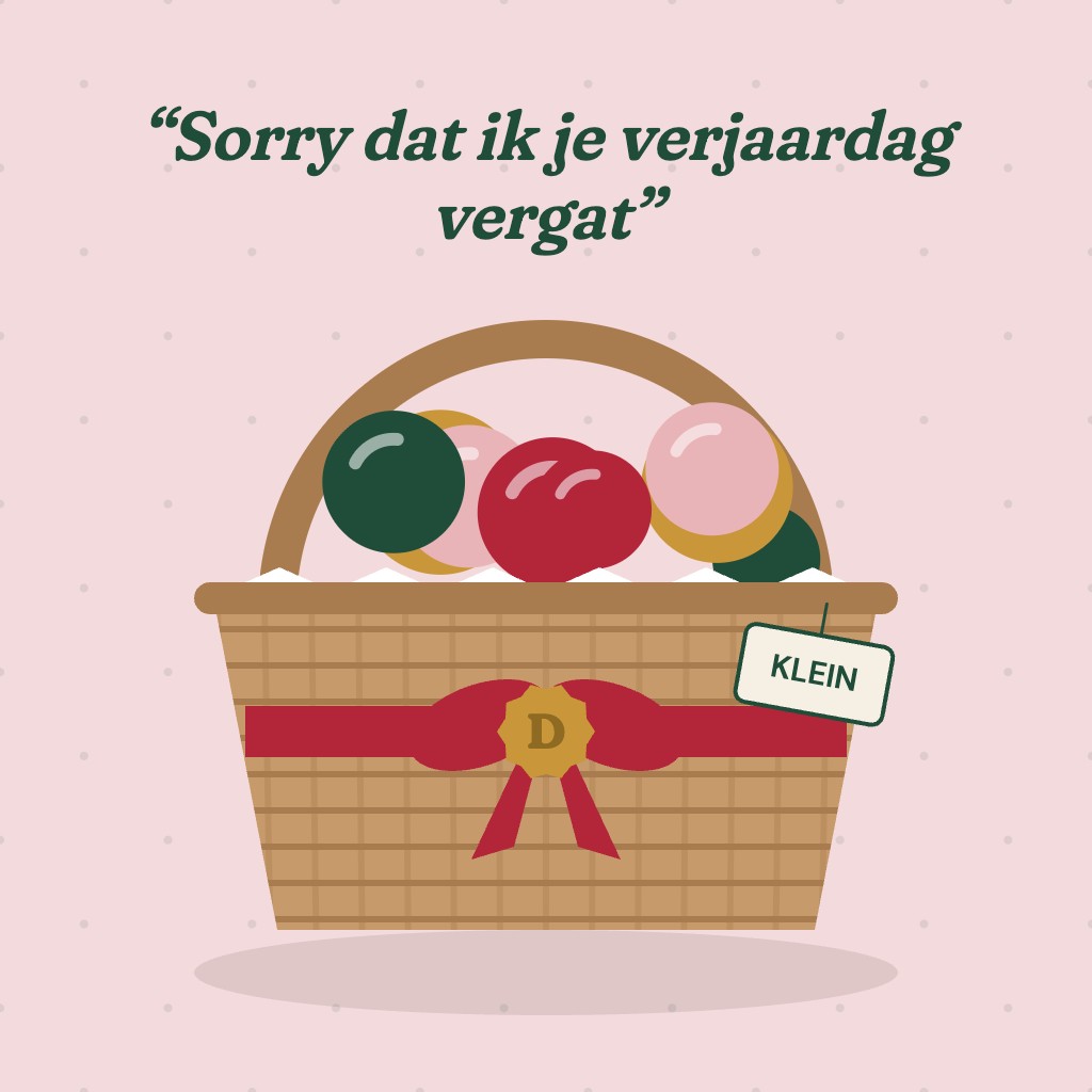Sorry dat ik je verjaardag vergat