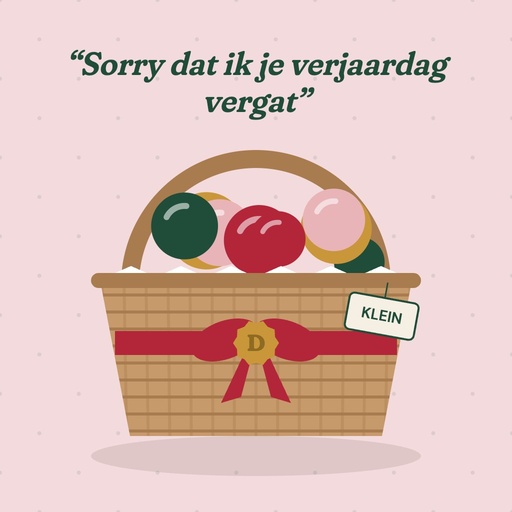 Sorry dat ik je verjaardag vergat